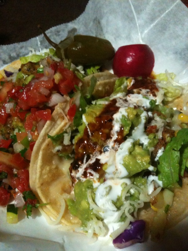Veggie Tacos at Senor Fish