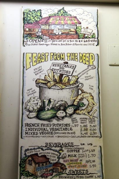 Blimpy Burger Menu Ann Arbor Michigan Menu from Blimpy Burger in Ann Arbor Michigan