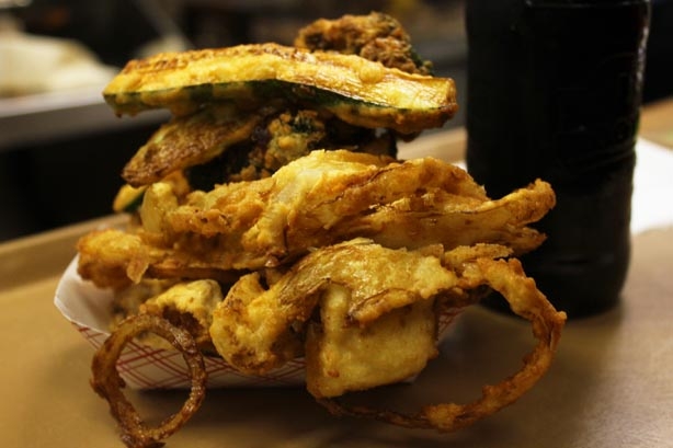 Fried Vegetables from Blimpy Burger in Ann Arbor Michigan Fried Vegetables from Blimpy Burger in Ann Arbor Michigan